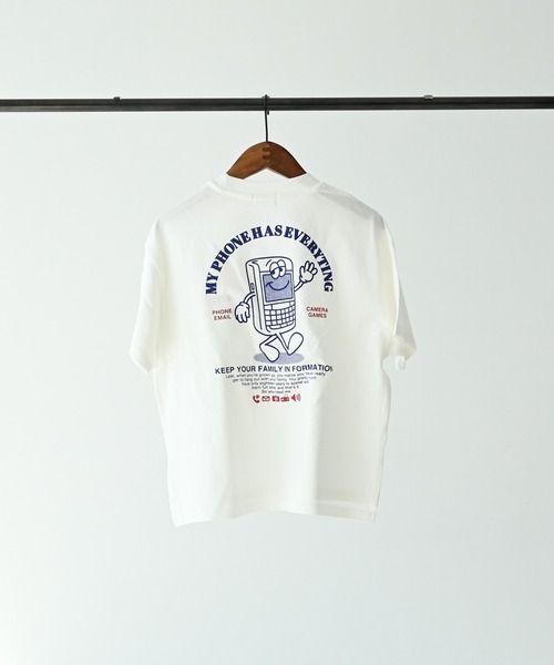 GENERATOR（ジェネレーター）の「ジェネレーター G.PHONE Tシャツ（Tシャツ/カットソー・キッズ・アッシュグレー/ホワイト/ブラック・XL/L/M）」の13枚目の写真
