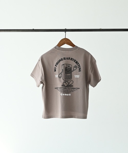 GENERATOR（ジェネレーター）の「ジェネレーター G.PHONE Tシャツ（Tシャツ/カットソー・キッズ・アッシュグレー/ホワイト/ブラック・XL/L/M）」の15枚目の写真