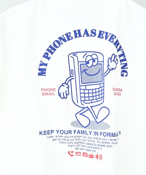 GENERATOR（ジェネレーター）の「ジェネレーター G.PHONE Tシャツ（Tシャツ/カットソー・キッズ・アッシュグレー/ホワイト/ブラック・XL/L/M）」の19枚目の写真