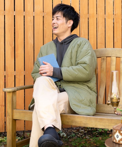 SOUBIEN(ソウビエン)の「半纏 モスグリーン 裏ボア リバーシブル 防寒(その他アウター・レディース・モスグリーン・FREE)」の15枚目の写真
