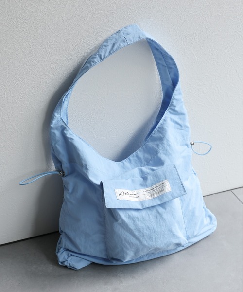 sakishimatokyo(サキシマトーキョー)の「<撥水加工つき>【軽量】ドロストトートバッグ/バック/BAG(トートバッグ・レディース・ブラック/アイボリー/グレー/ブルー・FREE)」の22枚目の写真