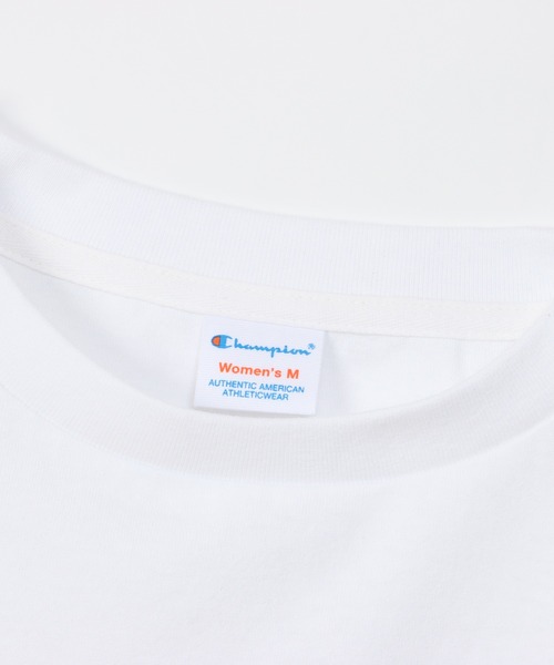 Champion(チャンピオン)の「【Champion/チャンピオン】レディース ショートスリーブTシャツ(Tシャツ/カットソー・レディース・ブルー系その他/ネイビー/グレー/ダークグリーン/ホワイト/ベージュ系その他4・MEDIUM/LARGE)」の9枚目の写真