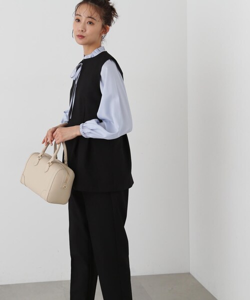 NATURALBEAUTYBASIC ペプラムジレ　セットアップ ペプラムジレ SET UP | NATURAL BEAUTY BASIC（ナチュラル