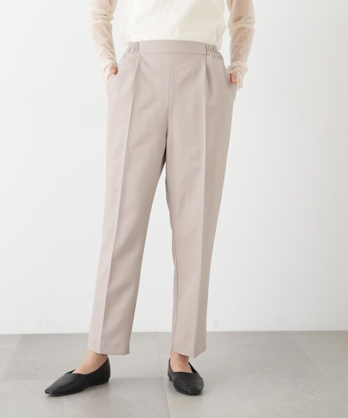 N.（N. Natural Beauty Basic）（エヌエヌナチュラルビューティーベーシック）の「◆ペプラムジレセットアップ（セットアップ・レディース・ベージュ/ブラック・MEDIUM）」の8枚目の写真