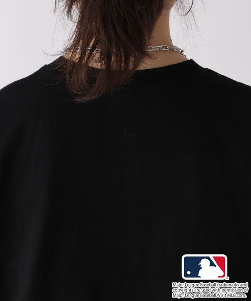 repipi armario（レピピ アルマリオ）の「【MLB】ワッペンミニワンピース（ワンピース・キッズ・オートミール/グレー/ブラック・MEDIUM/LARGE）」の10枚目の写真