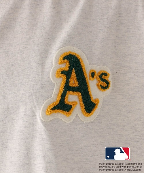repipi armario（レピピ アルマリオ）の「【MLB】ワッペンミニワンピース（ワンピース・キッズ・オートミール/グレー/ブラック・MEDIUM/LARGE）」の14枚目の写真