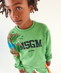 MSGM | MSGM(エムエスジーエム)Kids & Junior ブランドロゴデザイン長袖スウェットプルオーバー(スウェット)