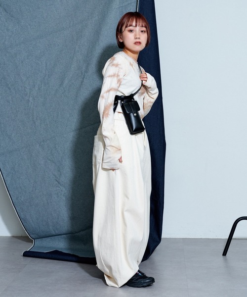 CONES BOSS（コーンズボス）の「【ユニセックス】【CONESBOSS/コーンズボス】ワイドカーブデニムパンツ（デニムパンツ・レディース・ホワイト/グレー/サックスブルー・SMALL/MEDIUM/LARGE）」の19枚目の写真