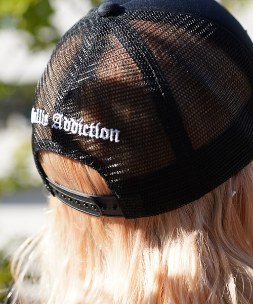 GALLIS ADDICTION（ガリスアディクション）の「GA PU TRACKER CAP（キャップ・メンズ・ブラック・FREE）」の4枚目の写真