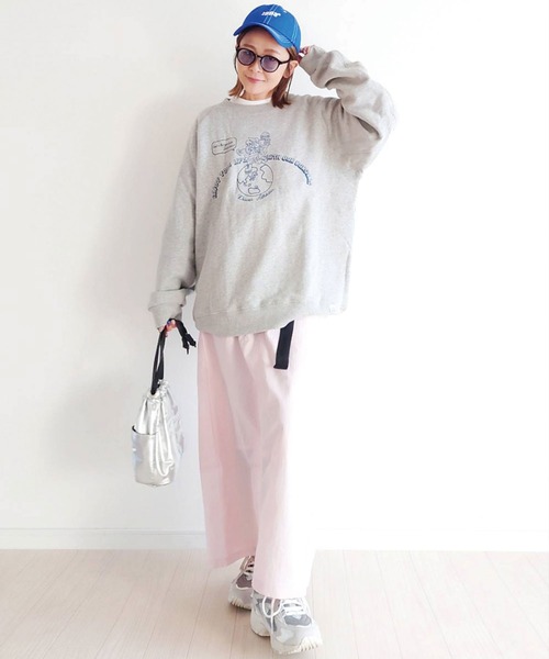 CORNERS(コーナーズ)の「【CORNERS by yui】ベルト付きベイカーナロースカート(スカート・レディース・カーキ/ブラック/オフホワイト/ピンク・M/L)」の11枚目の写真