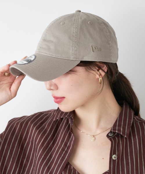 NEW ERA（ニューエラ）の「【NEW ERA×MICA&DEAL】コラボレーションCAP（キャップ・レディース・アイボリー/グレイッシュベージュ/ブルー/ベージュ/ネイビー・FREE）」の4枚目の写真