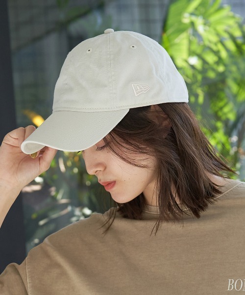 NEW ERA（ニューエラ）の「【NEW ERA×MICA&DEAL】コラボレーションCAP（キャップ・レディース・アイボリー/グレイッシュベージュ/ブルー/ベージュ/ネイビー・FREE）」の9枚目の写真