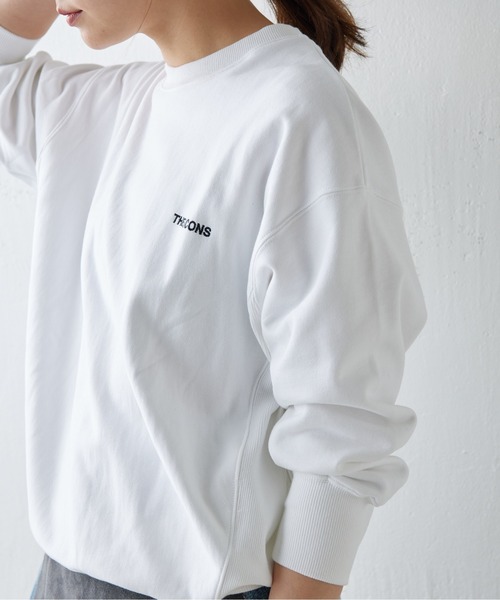 GALLARDAGALANTE（ガリャルダガランテ）の「ロゴ刺繍スウェット（スウェット・レディース・グレー/ホワイト・FREE）」の11枚目の写真