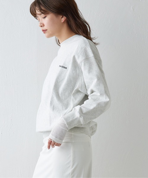 GALLARDAGALANTE（ガリャルダガランテ）の「ロゴ刺繍スウェット（スウェット・レディース・グレー/ホワイト・FREE）」の16枚目の写真