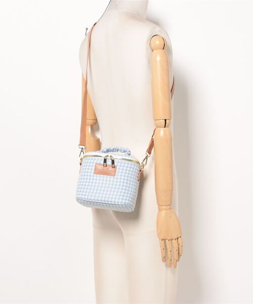 mimi toujours（ミミトゥジュール）の「2way マルチ バニティ ショルダー バッグ mimi toujours×wei3h（ショルダーバッグ・レディース・ベージュ系/ブルー系その他・フリー）」の22枚目の写真