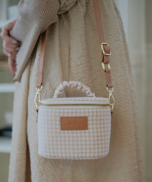 mimi toujours（ミミトゥジュール）の「2way マルチ バニティ ショルダー バッグ mimi toujours×wei3h（ショルダーバッグ・レディース・ベージュ系/ブルー系その他・フリー）」の6枚目の写真