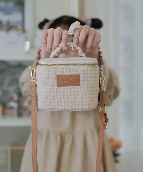 mimi toujours（ミミトゥジュール）の「2way マルチ バニティ ショルダー バッグ mimi toujours×wei3h（ショルダーバッグ・レディース・ベージュ系/ブルー系その他・フリー）」の7枚目の写真