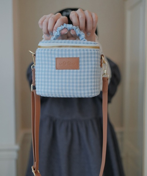 mimi toujours（ミミトゥジュール）の「2way マルチ バニティ ショルダー バッグ mimi toujours×wei3h（ショルダーバッグ・レディース・ベージュ系/ブルー系その他・フリー）」の13枚目の写真