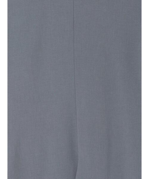 Te chichi(テチチ)の「ダブルテーラードジャケット(セットアップ可)(ノーカラージャケット・レディース・ネイビー/グレー・F)」の16枚目の写真