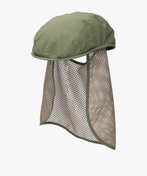 OVERRIDE(オーバーライド)の「OVERRIDE REN MESH SUNSHADE HUNTING / オーバーライド(ハンチング/ベレー帽・メンズ・ブラック/ベージュ/グリーン・59cm)」の16枚目の写真