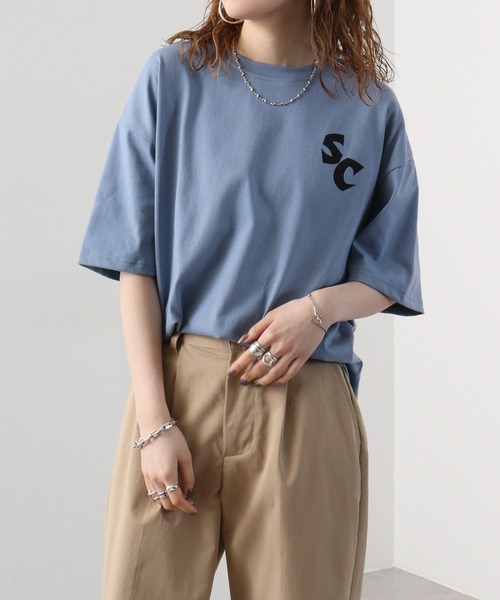 FUNALIVE(ファンアライブ)の「ワイド ダイスキューブ 半袖 Tシャツ(Tシャツ/カットソー・メンズ・オフホワイト/サックスブルー/ブラック・L/LL/M)」の1枚目の写真