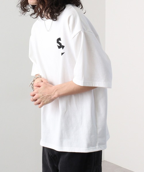 FUNALIVE(ファンアライブ)の「ワイド ダイスキューブ 半袖 Tシャツ(Tシャツ/カットソー・メンズ・オフホワイト/サックスブルー/ブラック・L/LL/M)」の18枚目の写真