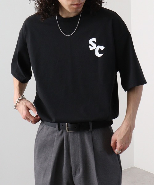 FUNALIVE(ファンアライブ)の「ワイド ダイスキューブ 半袖 Tシャツ(Tシャツ/カットソー・メンズ・オフホワイト/サックスブルー/ブラック・L/LL/M)」の8枚目の写真