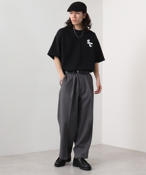 FUNALIVE(ファンアライブ)の「ワイド ダイスキューブ 半袖 Tシャツ(Tシャツ/カットソー・メンズ・オフホワイト/サックスブルー/ブラック・L/LL/M)」の12枚目の写真