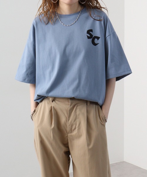 FUNALIVE(ファンアライブ)の「ワイド ダイスキューブ 半袖 Tシャツ(Tシャツ/カットソー・メンズ・オフホワイト/サックスブルー/ブラック・L/LL/M)」の19枚目の写真