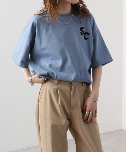 FUNALIVE(ファンアライブ)の「ワイド ダイスキューブ 半袖 Tシャツ(Tシャツ/カットソー・メンズ・オフホワイト/サックスブルー/ブラック・L/LL/M)」の22枚目の写真