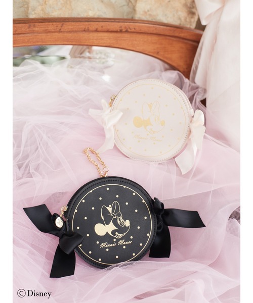 Maison de FLEUR（メゾンドフルール）の「Minnie　Mouse/コインケース（コインケース・レディース・ブラック/ライトピンク・FREE）」の9枚目の写真