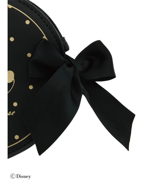 Maison de FLEUR（メゾンドフルール）の「Minnie　Mouse/コインケース（コインケース・レディース・ブラック/ライトピンク・FREE）」の5枚目の写真