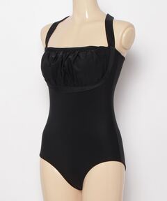 セール】Flower motifカッティングワンピース（水着）｜eimy