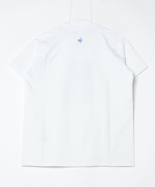 le coq sportif(ルコックスポルティフ)の「ルコックスポルティフ LCS プリュームニット 半袖Tシャツ(エールフォルム)(Tシャツ/カットソー・レディース・ホワイト/ネイビー/サックスブルー・M/L/XL)」の4枚目の写真