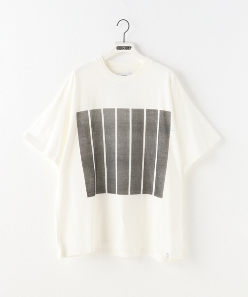 FACETASM(ファセッタズム)の「【FACETASM / ファセッタズム】7 BARS TEE(Tシャツ/カットソー・メンズ・ホワイト/ブラック/ブルー系その他・5)」の3枚目の写真