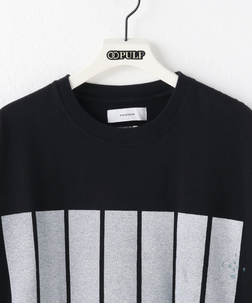 FACETASM(ファセッタズム)の「【FACETASM / ファセッタズム】7 BARS TEE(Tシャツ/カットソー・メンズ・ホワイト/ブラック/ブルー系その他・5)」の5枚目の写真