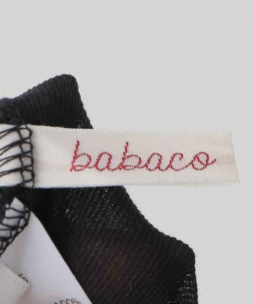 IENA(イエナ)の「【babaco/ババコ】Twisted cotton back tied longslee ロングスリーブTシャツ(Tシャツ/カットソー・レディース・アイボリー/ブラック・FREE)」の13枚目の写真