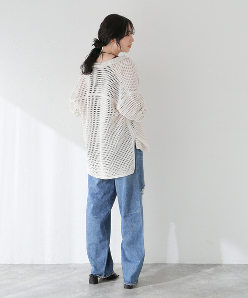 新品タグ付き JOURNAL STANDARD ペーパーヤーン MESH シャツ JOURNAL STANDARD（ジャーナルスタンダード）の「ペーパーヤーン