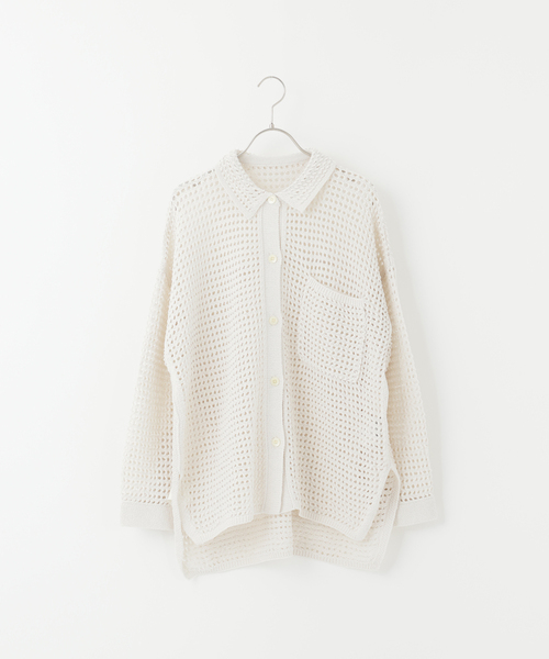 新品タグ付き JOURNAL STANDARD ペーパーヤーン MESH シャツ 新品タグ付き JOURNAL STANDARD ペーパーヤーン MESH シャツ