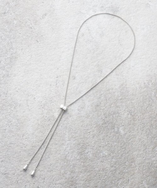 SHOO・LA・RUE（シューラルー）の「◆メタルループネックレス（ネックレス・レディース・シルバー/ゴールド・00）」の2枚目の写真