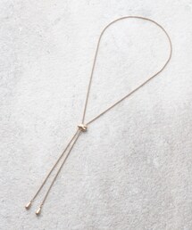 ◆メタルループネックレス