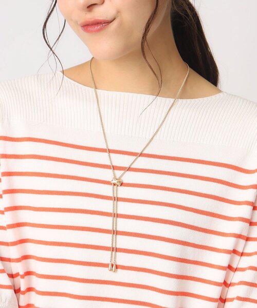 SHOO・LA・RUE（シューラルー）の「◆メタルループネックレス（ネックレス・レディース・シルバー/ゴールド・00）」の3枚目の写真