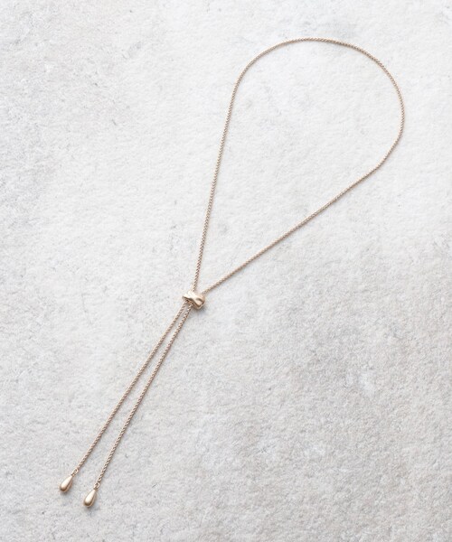 SHOO・LA・RUE（シューラルー）の「◆メタルループネックレス（ネックレス・レディース・シルバー/ゴールド・00）」の4枚目の写真