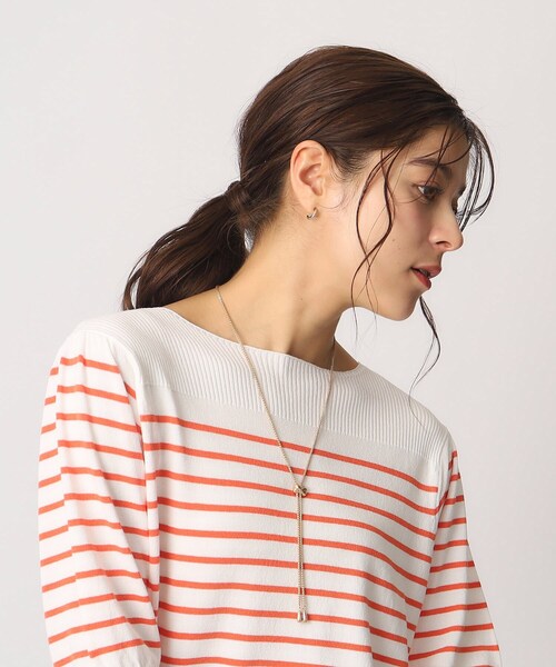 SHOO・LA・RUE（シューラルー）の「◆メタルループネックレス（ネックレス・レディース・シルバー/ゴールド・00）」の7枚目の写真