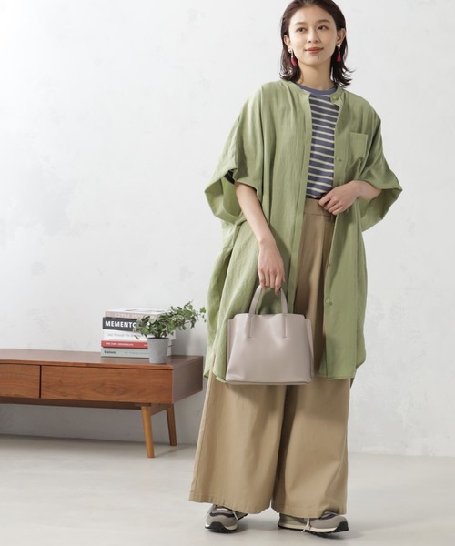 FOUND GOOD（ファウンドグッド）の「ゴウヒ2WAYバッグ（ハンドバッグ・レディース・ブラック/ベージュ/アイボリー/イエロー系5/ブラウン系1/グリーン系2・FREE）」の3枚目の写真