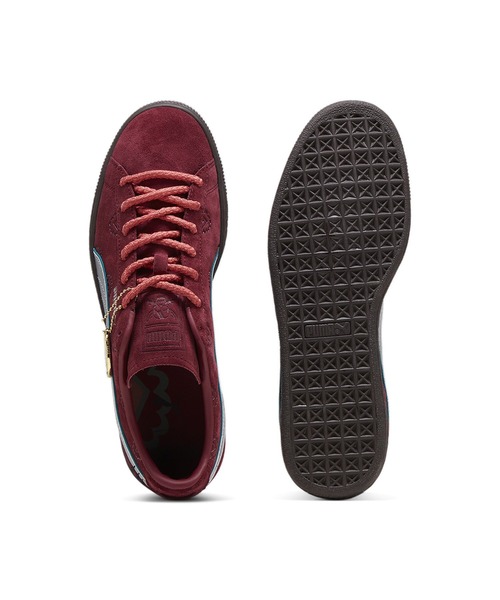 ear PAPILLONNER(イアパピヨネ)の「【PUMA×ONE PIECE】SUEDE 2 ONE PIECE スニーカー 赤髪のシャンクス(スニーカー・メンズ・レッド・24.5/25/25.5/26/26.5/27.5/28/24/27/23/23.5)」の5枚目の写真