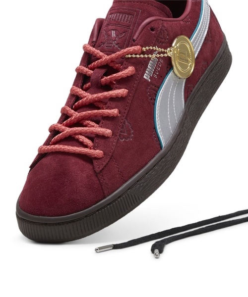 ear PAPILLONNER(イアパピヨネ)の「【PUMA×ONE PIECE】SUEDE 2 ONE PIECE スニーカー 赤髪のシャンクス(スニーカー・メンズ・レッド・24.5/25/25.5/26/26.5/27.5/28/24/27/23/23.5)」の6枚目の写真