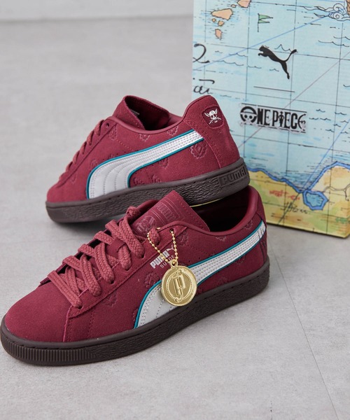 ear PAPILLONNER(イアパピヨネ)の「【PUMA×ONE PIECE】SUEDE 2 ONE PIECE スニーカー 赤髪のシャンクス(スニーカー・メンズ・レッド・24.5/25/25.5/26/26.5/27.5/28/24/27/23/23.5)」の11枚目の写真