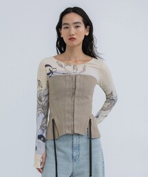 STUDIOUS | 【STUDIOUS/ステュディオス】フェイクリネンビスチェ(キャミソール)