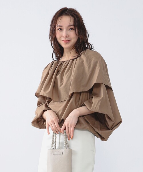 Demi-Luxe BEAMS ドルマン ボリューム プルオーバー 24年製 Demi-Luxe BEAMS（デミルクス ビームス）の「ドルマン